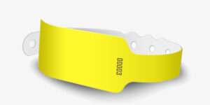 Vinyl wideface id wristband for events access and resorts